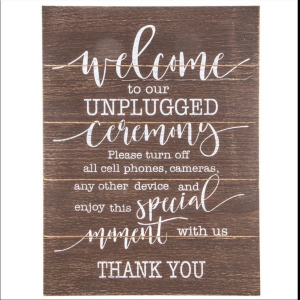 Wedding Ceremony sign